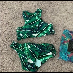 Green Leafy Cupshe Bikini